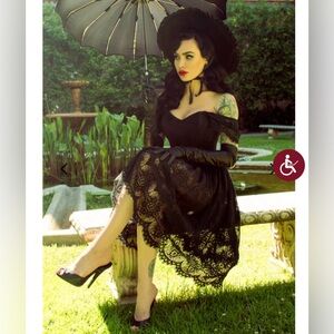 La Femme en Noir Southern Gothic Skirt